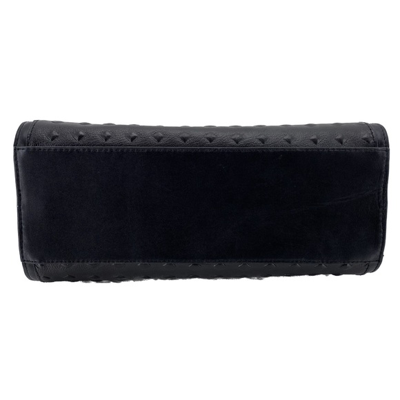 Vince Camuto black & white leather satchel - Picture 5 of 7